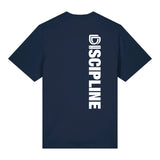 Discipline T-Shirt Navy Blauw